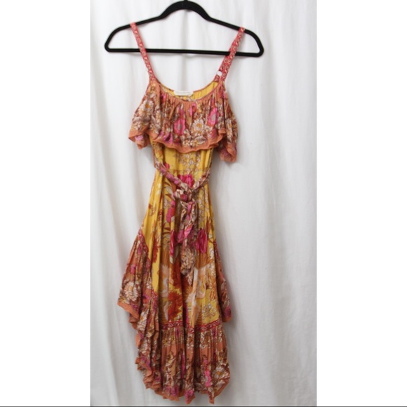 UFT Spell & The Gypsy Siren Song Strappy Midi Dress XS - Picture 4 of 16